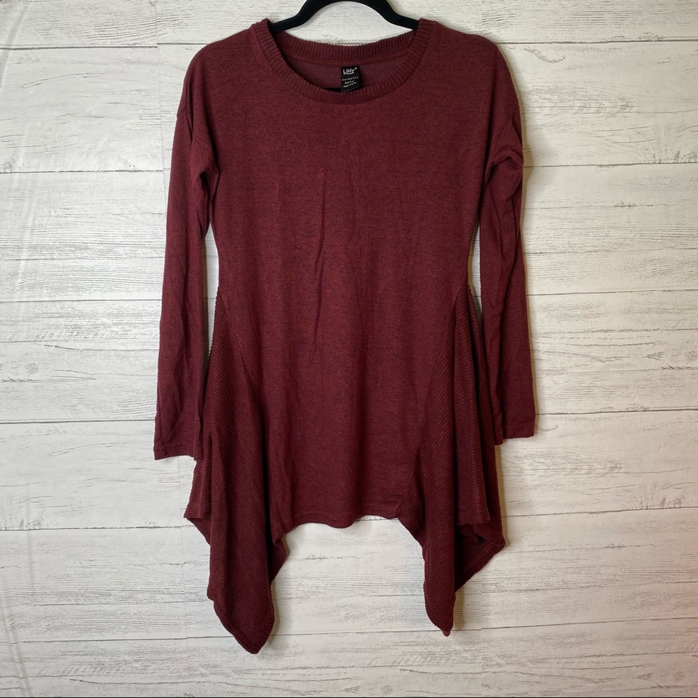 🌈 Lildy asymmetrical tunic length sweater